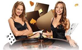 Antarmuka aplikasi mobile sky77 menampilkan live-dealer blackjack dan menu navigasi